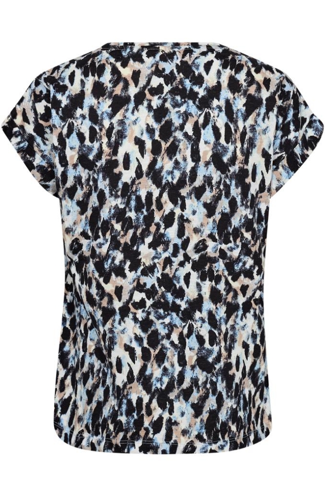 FQVIVA TEE 205752 CHAMBRAY BLUE W. BLACK